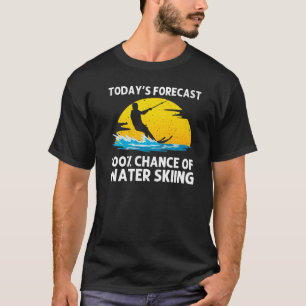 Cooles Wasserski für Damen Skifahrer T-Shirt