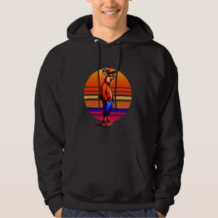 Cooles Waterbuck Modernes Urban Style Sunset Retro Hoodie