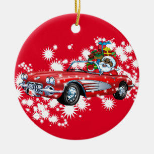 Cooles Weihnachten! Keramik Ornament