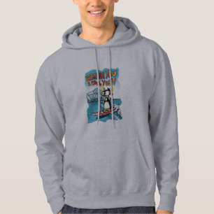 Cooles Weihnachten Tandem Surfen Hawaiianische Pin Hoodie