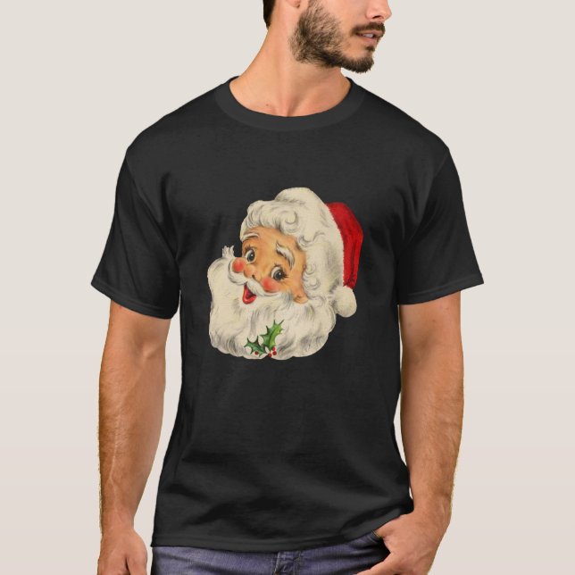 Cooles Weihnachtsfest Weihnachten Weihnachtsmann T-Shirt (Vorderseite)