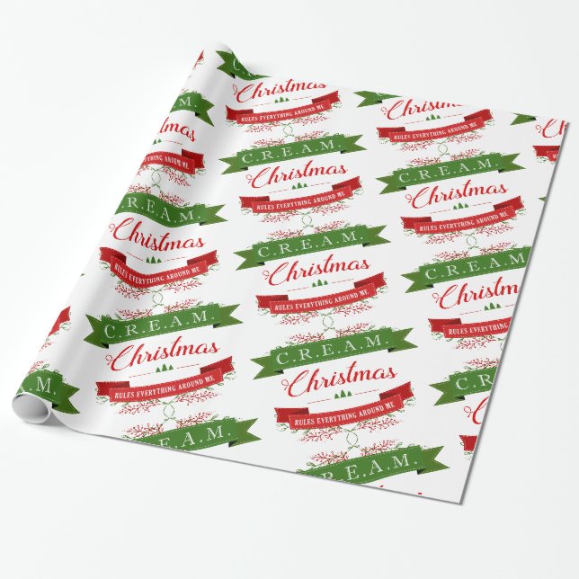 Cooles Weihnachtswackelpapier Funny Geschenkpapier (Ungerollt)
