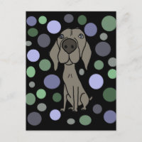 Cooles Weimaraner- und Circle-Muster Abstrakte Kun