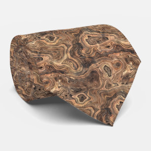Cooles westliches Holzfliesenmuster  Krawatte