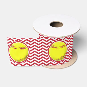 Cooles Zickzack Softball-Party-Band Satinband