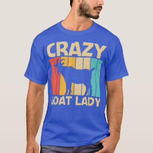 Cooles Ziegendesign für Frauen Mädchen Ziege Bauer T-Shirt