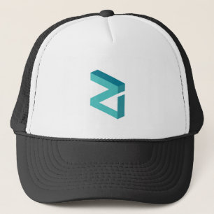 Cooles Zilliqa Kryptowährungszeichen Truckerkappe