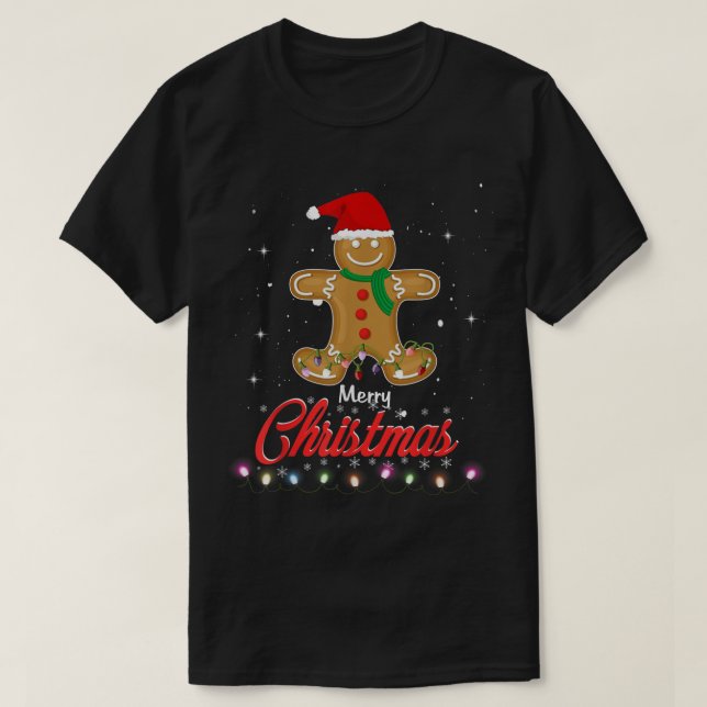 Coolest Cookie in the Christmas Batch T-Shirt (Design vorne)