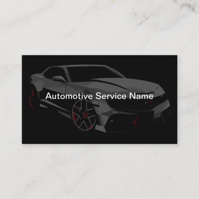 Coolest de nouveaux Cartes de visite automobiles (Devant)