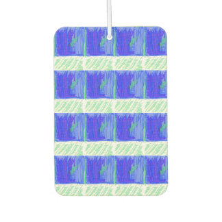 Coolest Nautical Blue Abstract  Autolufterfrischer