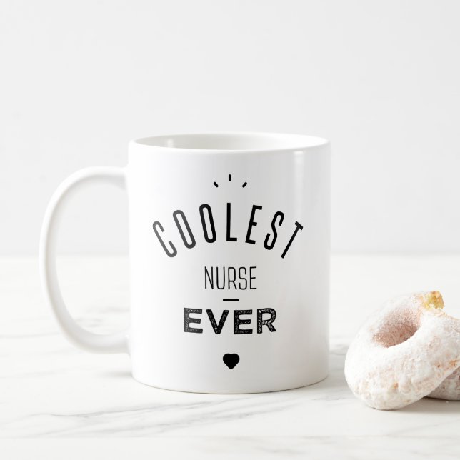 Coolest Nurse Kaffeetasse (Mit Donut)