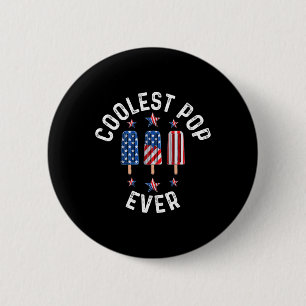 Coolest Pop Ever Eiscreme Amerika 4. Juli Button