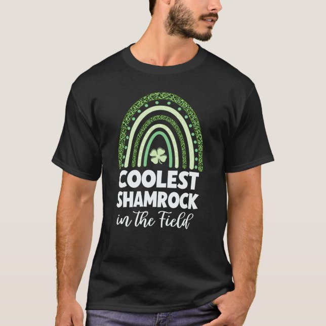 Coolest Shamrock In The Field St Patricks Day  2 T-Shirt (Vorderseite)
