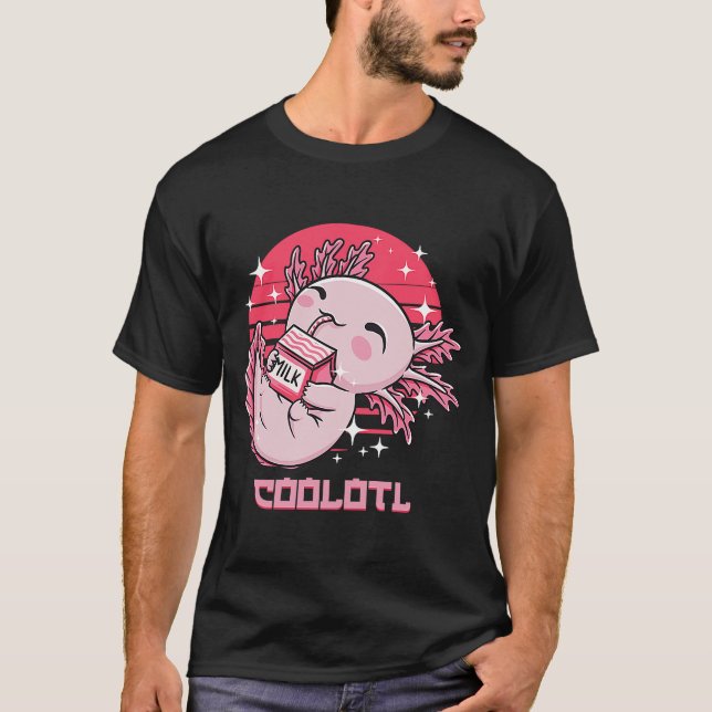 Coolotl  Axolotl Humor Salamander Amphibians Anima T-Shirt (Vorderseite)