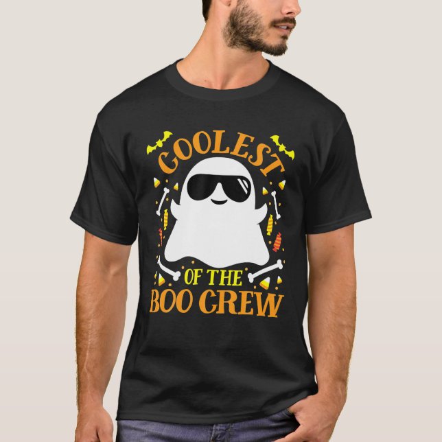 Coolste Boo Crew Ghost Matching Funny Set Boy Girl T-Shirt (Vorderseite)