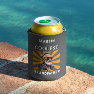 Coolste Großvater Funny Retro Coole Sonnenbrille Dosenkühler