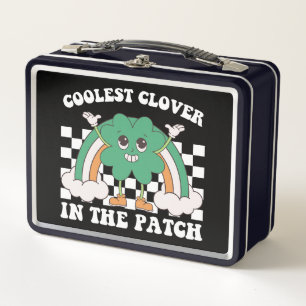 Coolste Klee am Pflaster St Patrick's Day Metall Brotdose