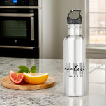 Coolste Mama seit 20XX Moderne, einfache Preppy Edelstahlflasche<br><div class="desc">Dieses einfache und moderne Design besteht aus san-Serifentypografie.</div>