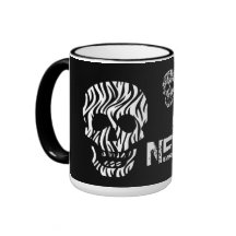 Coolste Nachbarschwarzweiss-Schädel-Geschenk-Idee