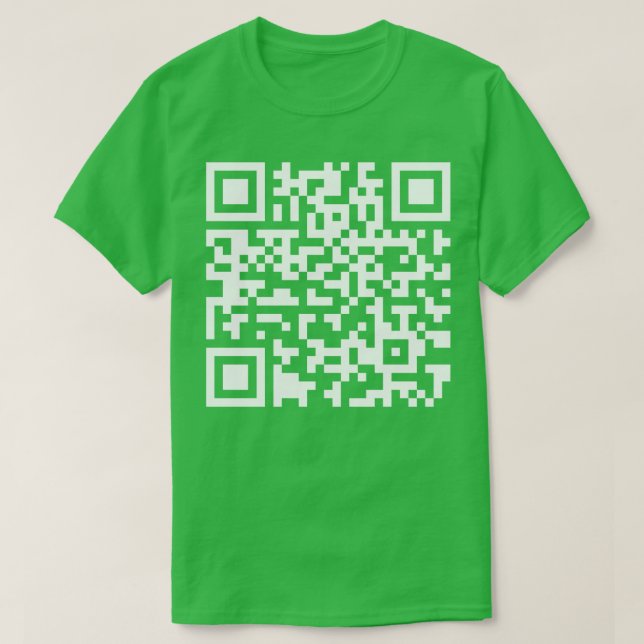 Coolste Person QR Code Phantastisches Geschenk T-Shirt (Design vorne)