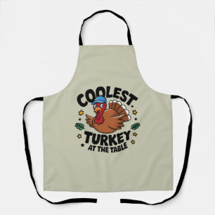 Coolste Türkei beim Erntedank am Tisch Schürze