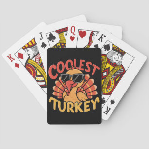 Coolste Türkei Kinder Erntedank Spielkarten