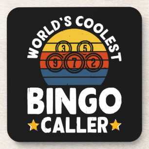 Coolster Bingo-Ansager der Welt Getränkeuntersetzer