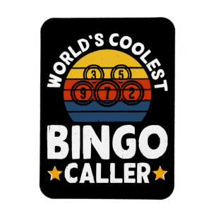 coolster Bingo-Ansager der Welt Magnet