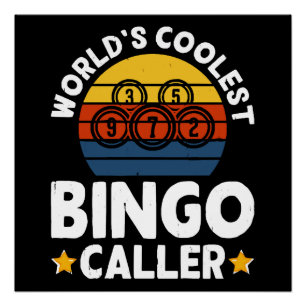 Coolster Bingo-Ansager der Welt Poster