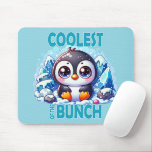 Coolster Bunch Pun Niedlicher Pinguin-Cartoon Mousepad