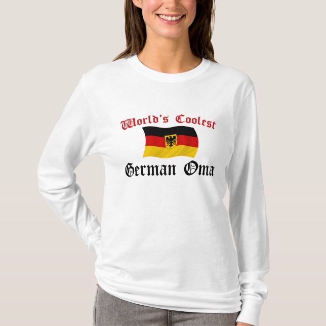 Coolster Deutscher Oma T-Shirt (Vorderseite)