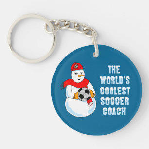 Coolster Fußballtrainer Schlüsselanhänger