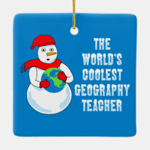 Coolster Geographielehrer Keramikornament