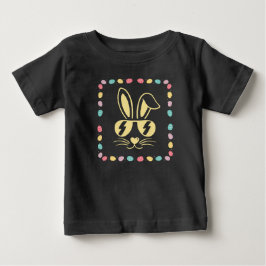 Coolster Hase mit Ostereierrahmen Baby T-shirt