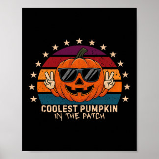 Coolster Kürbis in die Patchkids-Kinderhalle Poster