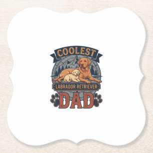 Coolster Labrador Retriever Dad Hund Berg Pfote Dr Untersetzer