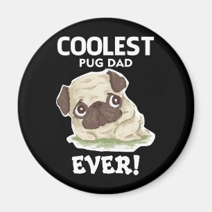 Coolster Mops Vater je Magnet
