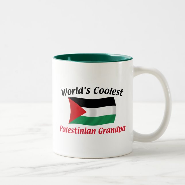 Coolster palästinensischer Großvater Zweifarbige Tasse (Rechts)