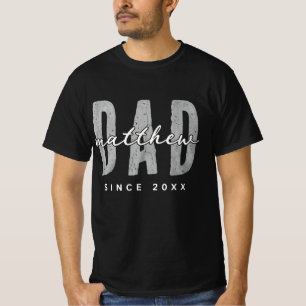 Coolster Papa seit 20XX Modernes, einfaches Preppy T-Shirt