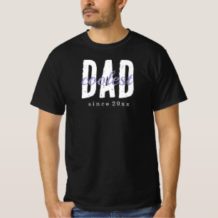 Coolster Papa seit 20XX Modernes Einfaches Preppy T-Shirt