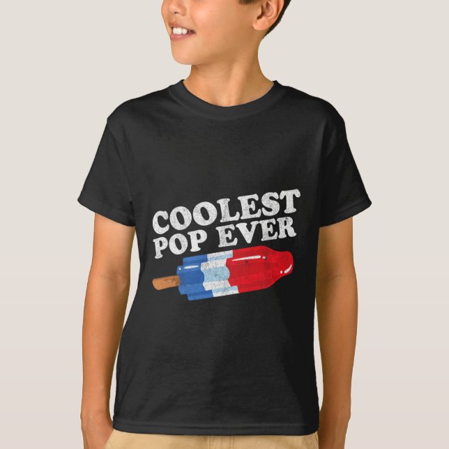 Coolster Pop je Popsicle Funny Retro Bomb Väter T-Shirt (Vorderseite)
