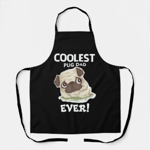 Coolster Pug Dad Ever Schürze