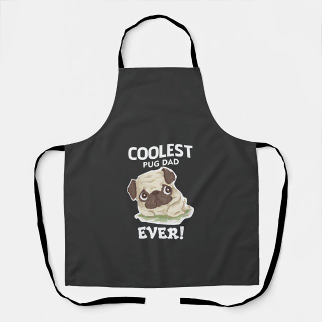 Coolster Pug-Vater Ever Schürze (Vorderseite)