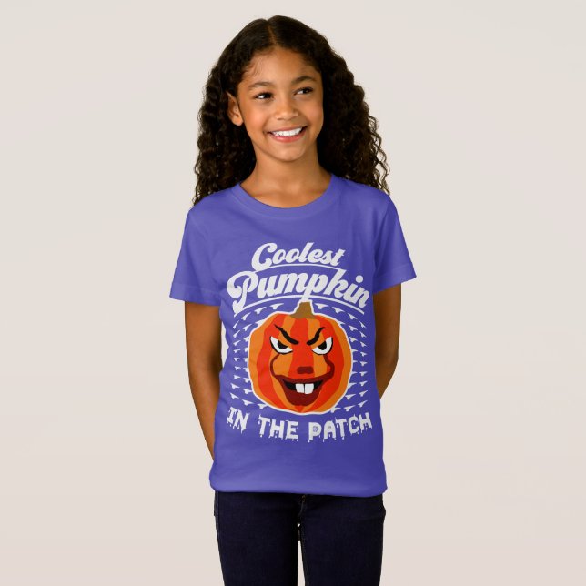 Coolster Pumpkin - Funny Fall & Halloween Teemhemd T-Shirt (Vorne ganz)