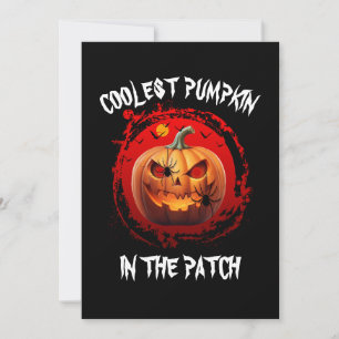 COOLSTER PUMPKIN IM PATCHKUSTOM EINLADUNG