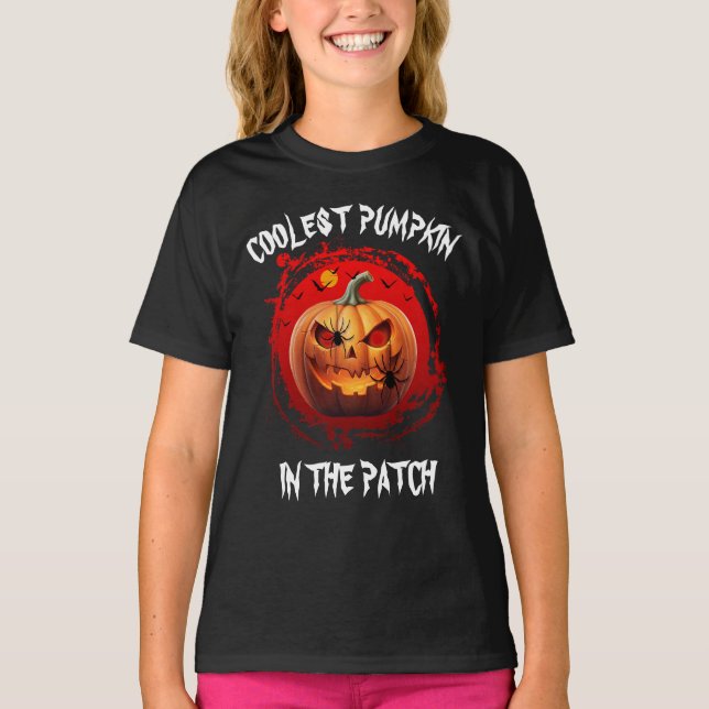 COOLSTER PUMPKIN IM PATCHKUSTOM T-Shirt (Vorderseite)