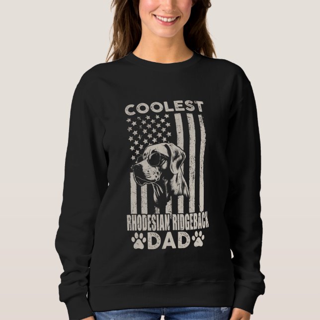 Coolster rhodesischer Vater Vintager amerikanische Sweatshirt (Vorderseite)