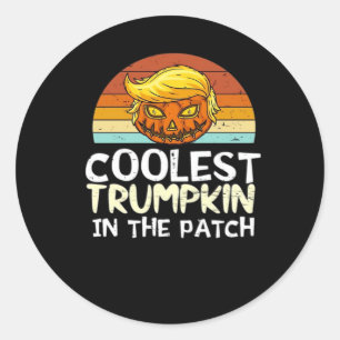 Coolster Trumpkin-Patch Runder Aufkleber