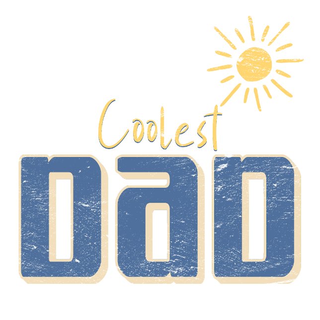 Coolster Vater Ästhetische Gestaltung T-Shirt (Von Creator hochgeladen)