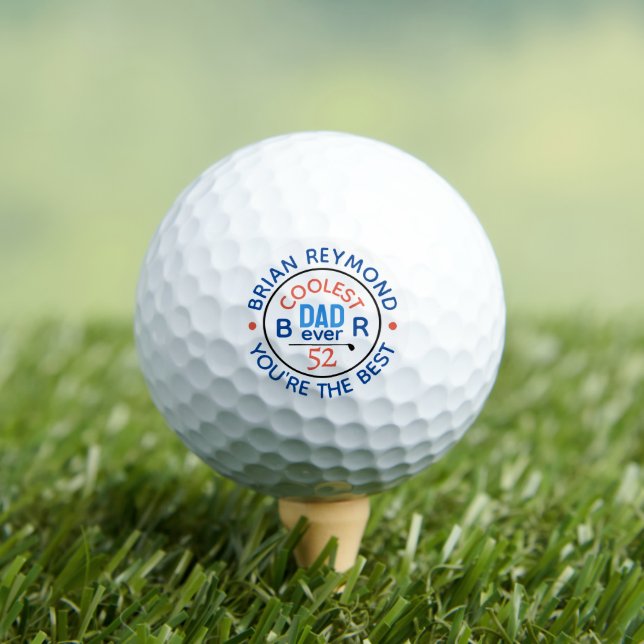 Coolster Vater je Golfer Golfball (Insitu T-Shirt)